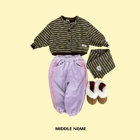middlename/23. winter Tape jogger pants S-XL