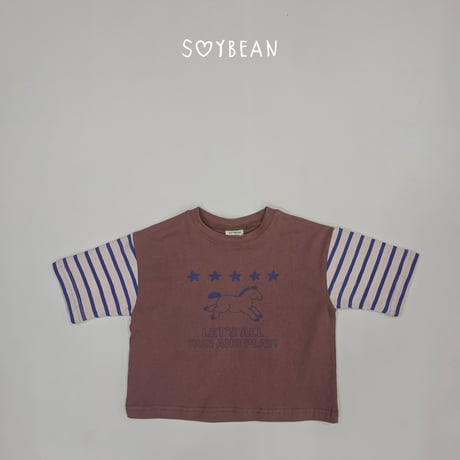 soybean/14. plan ) pony star 8bu T-shirt XS-XL