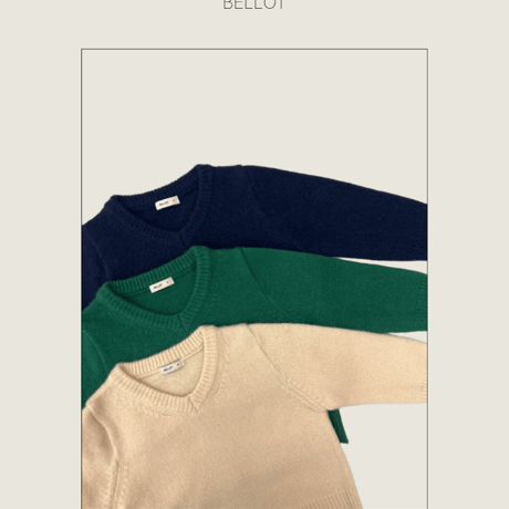 bellot/11. class v knit XS-2XL