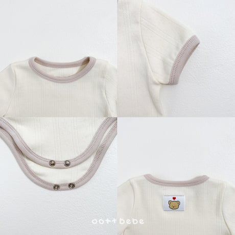 oottbebe/54. french ailet suit ( suit kokji hat ) set S(0-6M)-M(6-12M)