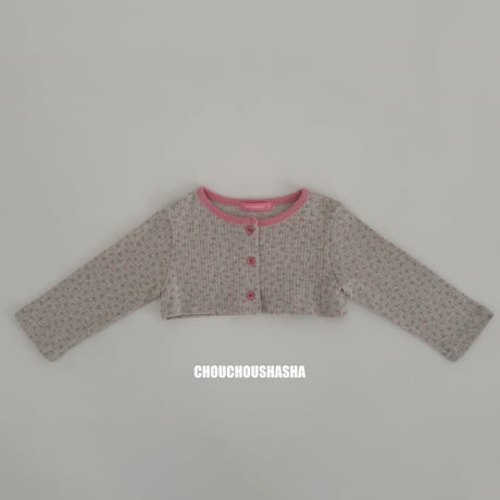 chouchoushasha/25. Flower Cardigan Set SET XS-XL