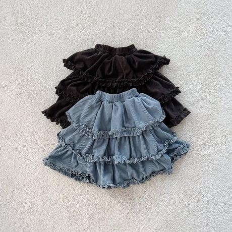 urbanrabbit/15. Frill Tiered Long Skirt JS-JM