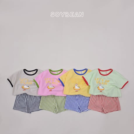 soybean/54. plan ) duck friends ( updown set XS-XL