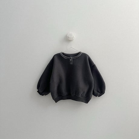 minirobe/11. popo placket sweatshirt S-XL