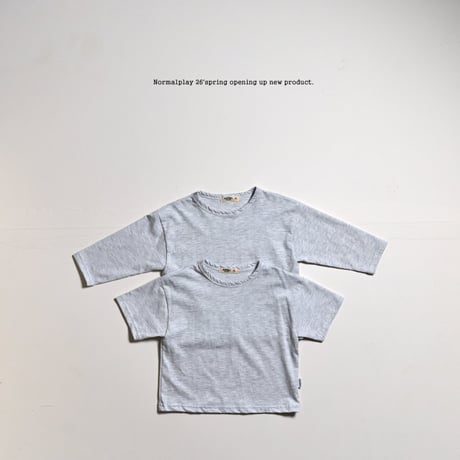 normalplay/80. good morning single half t ( season plan ) T-shirt JS-JM