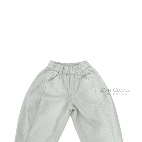 zanclover/22. coduroy D line pants 3-11