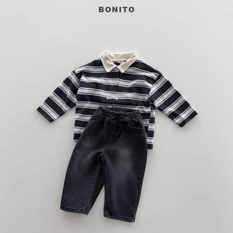 bonito/48. st collar T-shirt 12M-XL