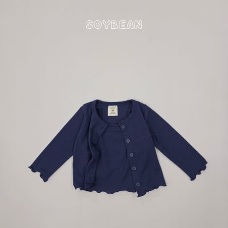 soybean/23. plan ) nanalri set cardigan XS-XL