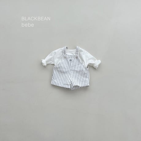 blackbean/22. overalls set S-M