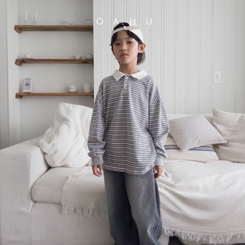 oahu/26. collar T-shirt JS-JXL | uriroom