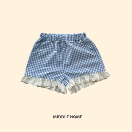 middlename/3. check lace pants S-XL
