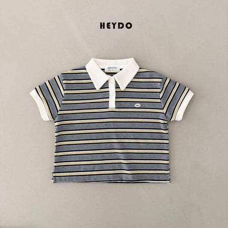 heydo/50. waffle ST collar T-shirt JS-JL
