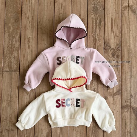 melikey/31. secret patch T hood XS-XL