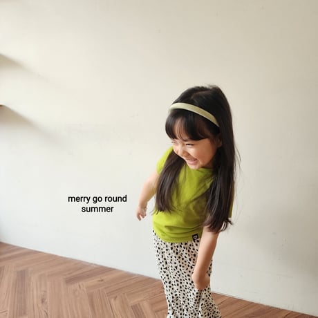 merrygoround/41. soft half t T-shirt XS-2XL