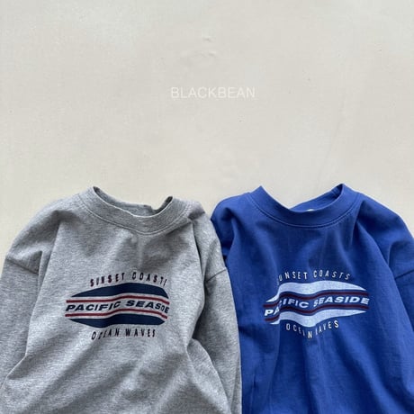 blackbean/34. ocean T-shirt S-XL