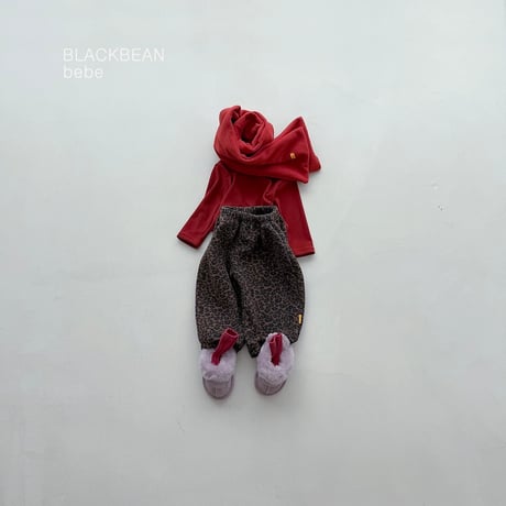 blackbean/16. leopard bebe pants S-M