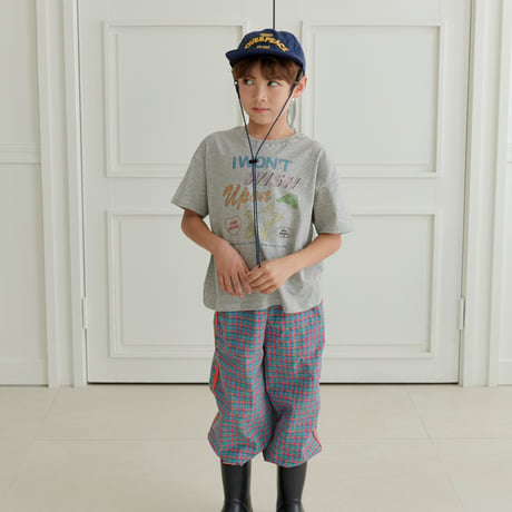 erinj/14. line check pants JS-JXL