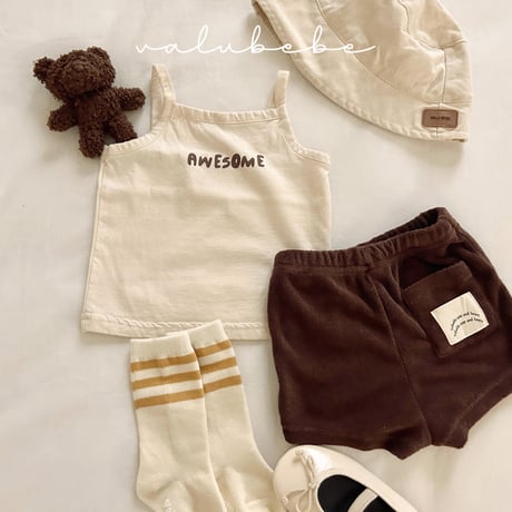 valubebe/41. awesome terry shorts  6M-S