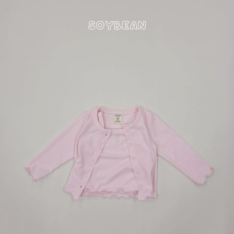 soybean/23. plan ) nanalri set cardigan XS-XL