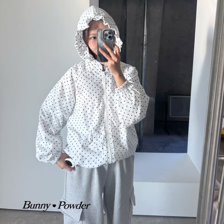 bunnypowder/33. fril hood jumper ADULT
