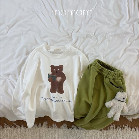mamami/36. bear T-shirt XS-XL