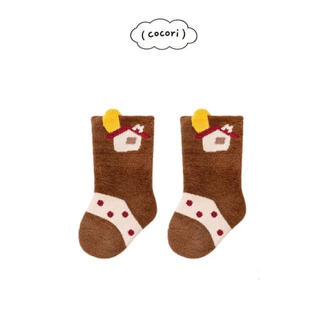 nightbebe/25. bebe christmas edition socks S(0-1)-M(1-3)