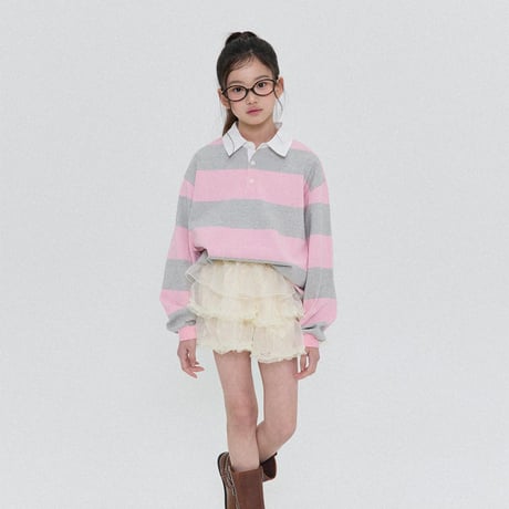 forkchips/29. pastel shirts collar T-shirt M-XL
