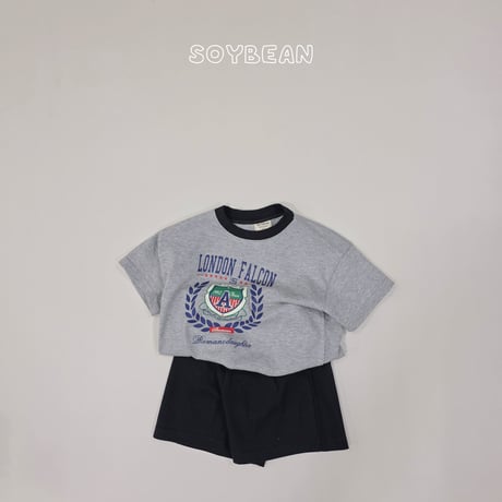 soybean/61. plan ) london two color updown set XS-XL