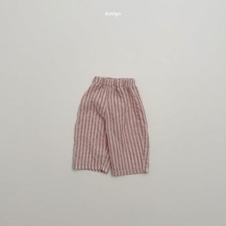 amigo/29. lapping stripe pants XS-XL