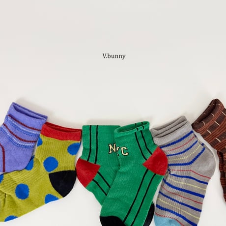 vbunny/91. mix boy socks set M(130-150)-XL(180-210)