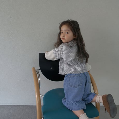coycoya/26. denim fril pants S-2XL