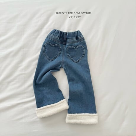 melikey/51. denim heart boots cut XS-XL
