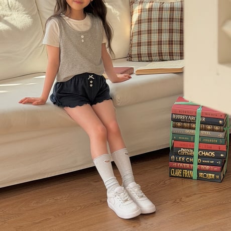 ninibello/126. ACC) dot heart punching knee socks FREE