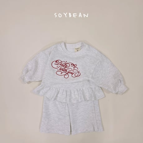 soybean/42. daily fril updown set XS-XL