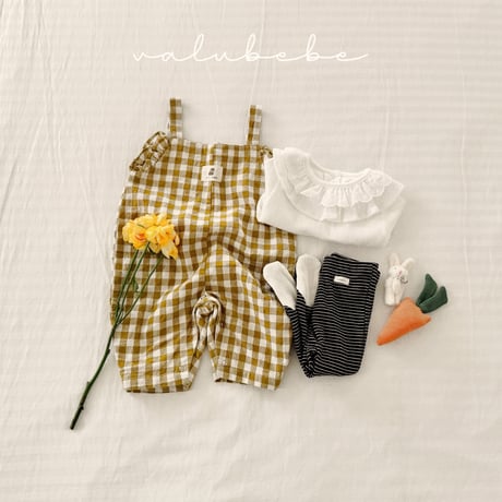valubebe/28. check overalls suit 6M-18M
