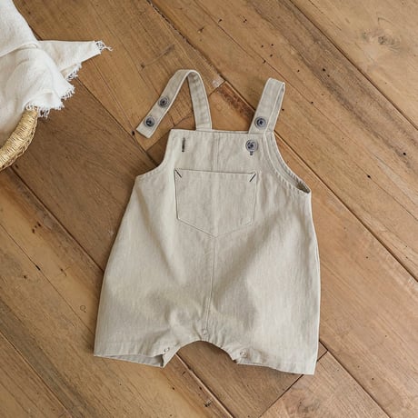 bebeholic/9. day overalls suit S(3-6M)-XL(18-24M)