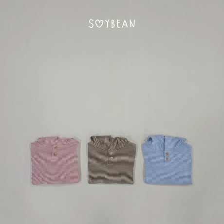 soybean/23. stripe button hoody JS-JM