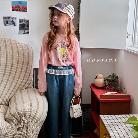 poisson/34. shushu lace denim S-XL