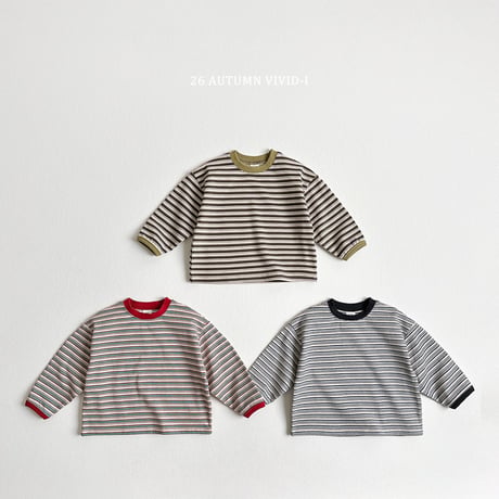 vividi/90. two color dangara T-shirt JS-JM