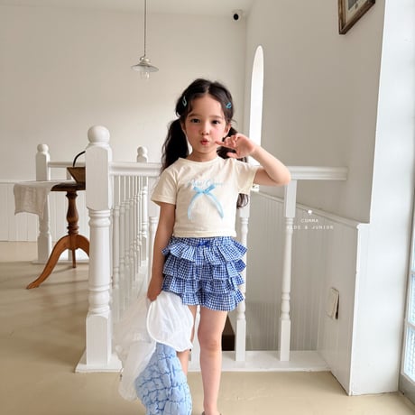 comma/199. check P skirt 110-130