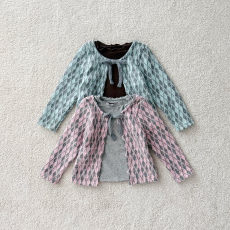 urbanrabbit/53. Argyle Cardigan Tee JS-JM