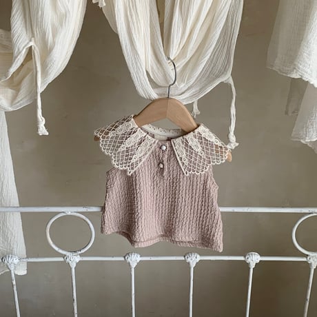 bebeholic/39. poppy collar T-shirt S(3-6M)-L(12-18M)