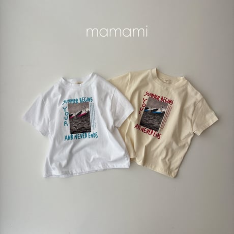 mamami/52. surf summer T-shirt XS-XL