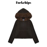 forkchips/58. bear hood zipup JS-JXL