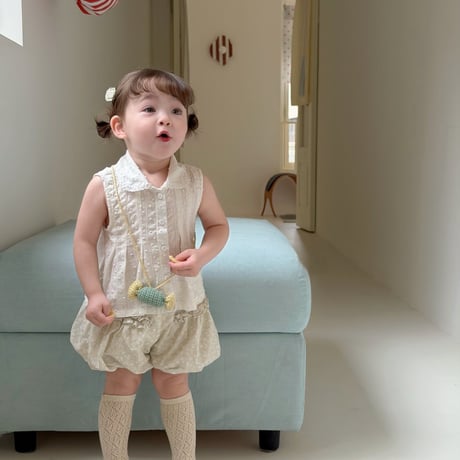 aiai/5. sweet updown set bloomer S(6M-2Y)-XL(4-5Y)