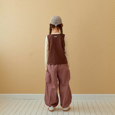 minimal/19. volumn checker pants S-XL