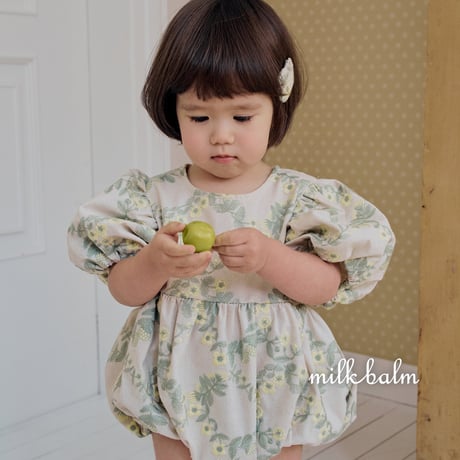 milkbalm/8. rosa embroidery suit XS(-6M)-M(12M-18M)