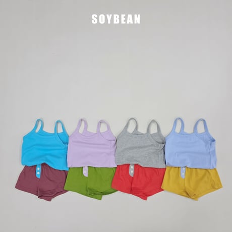soybean/190. plan ) toktok two color updown set XS-XL