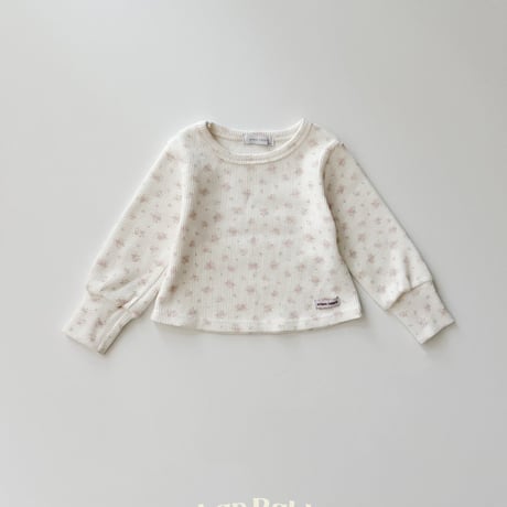 urbanrabbit/40. Flower Waffle Tee XS-XL
