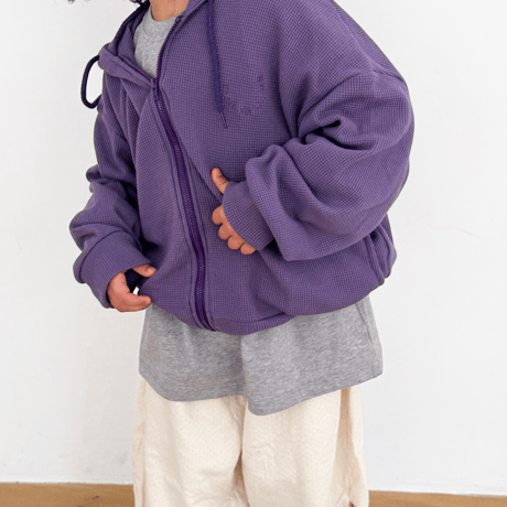 plain/8. cropple hood zipup XS-XL